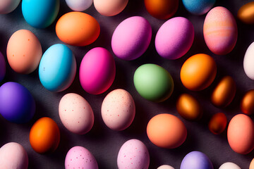 Colorful Easter Eggs Holiday
