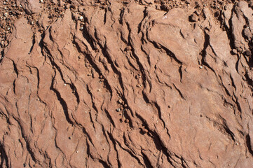 San Luis province of Argentina, Sierra de las Quijadas National Park with remains of dinosaurs,...