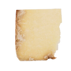 Cantal French cheese. Isolated on transparent background. Precision cut and flawless finish make it easy to incorporate the image into your projects.