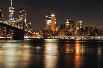 Fototapeta na wymiar Nighttime In New York 