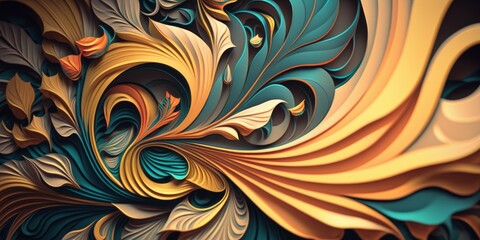 Abstract Design Background Generative AI