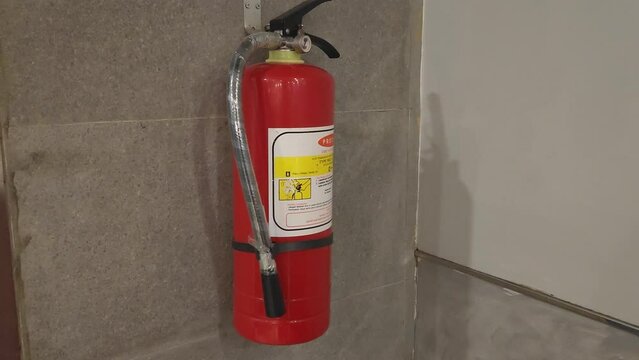Fire Extinguisher Is Picked Up