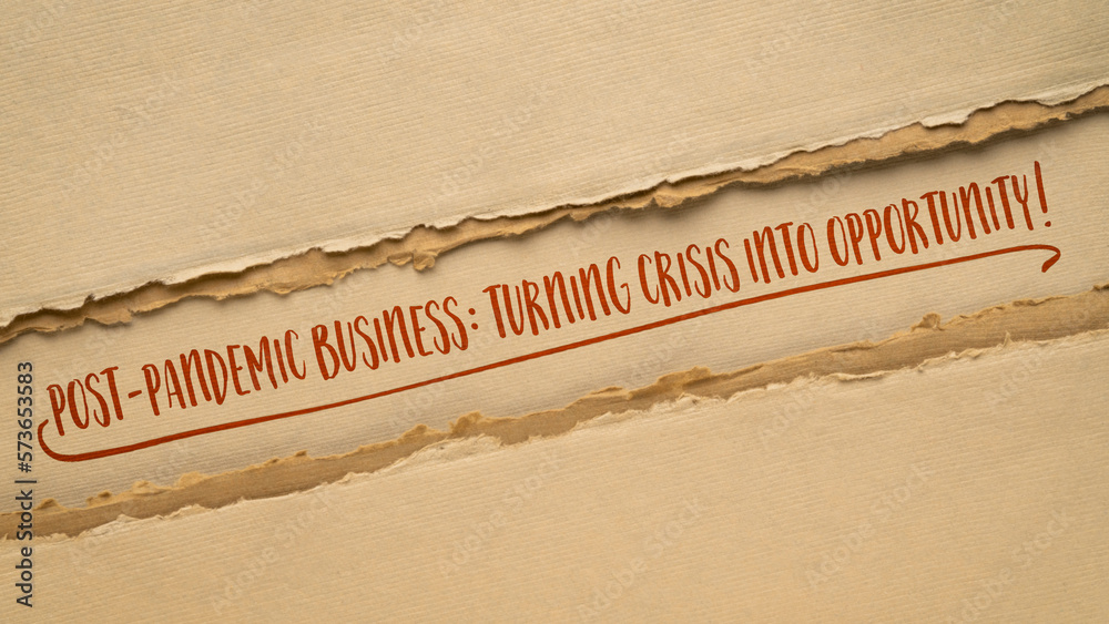 Canvas Prints post-pandemic business: turning crisis into opportunity - inspirational banner