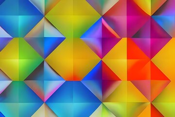 Colorful geometric shapes