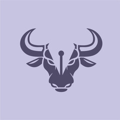 illustration of a bull