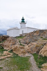Le phare de la Pietra à Île-Rousse en Corse