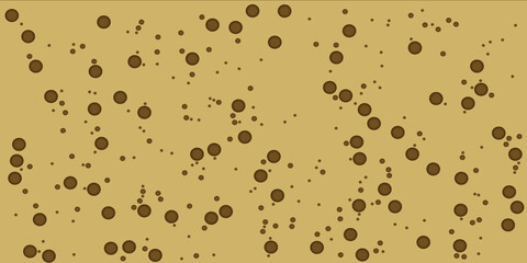 Abstract background from bubbles on the surface of a cup of coffee.