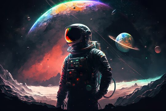 4K WALLPAPER FOR PC - ASTRONAUT IN THE CLOUDS