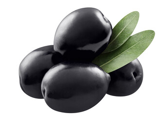 Delicious olives cut out