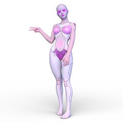 女性サイボーグ