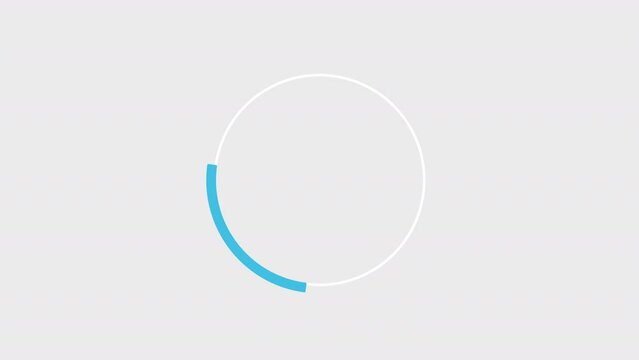 Preloader for online player. Video loading. Looped video with alpha channel.