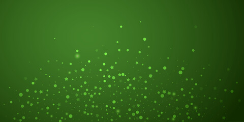 Snowy christmas background. Subtle flying snow