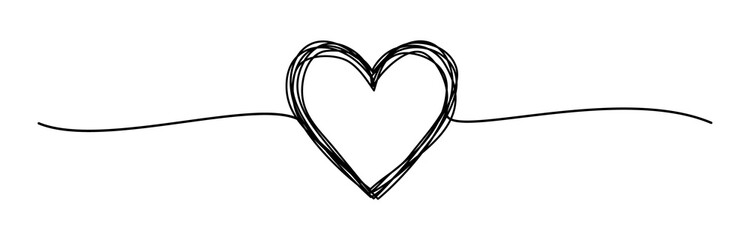 Heart shaped tangled grungy scribble png clipart