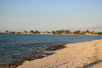 Dusk on the beach in Cuba, Caribbean