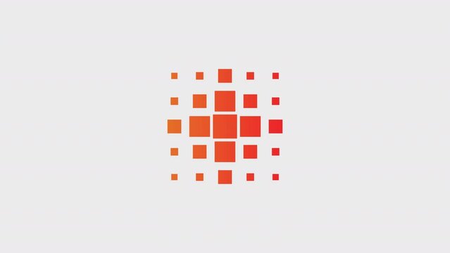 Colorful preloader for online player. Video loading. Looped video with alpha channel.