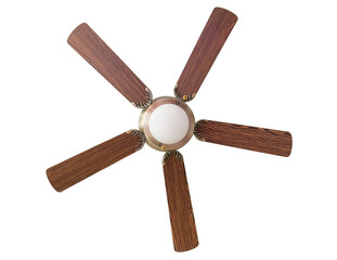 ceiling fan isolated with clipping path - obrazy, fototapety, plakaty