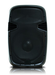 Obraz premium sound speaker isolated with reflect floor