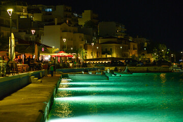 Abenddämmerung in Sitia, Griechenland