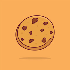 Free vector icon cookie cartoon illustration