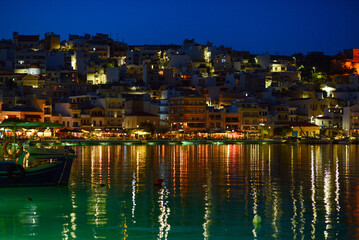 Abenddämmerung in Sitia, Griechenland