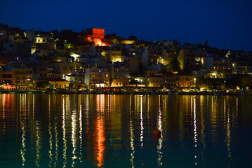 Abenddämmerung in Sitia, Griechenland