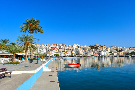 Uferpromenade von Sitia, Ostkreta, Griechenland