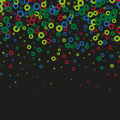 Modern beautiful bright abstract presentation background with colored vector circles