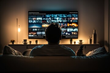 Evening TV content selection at home.
Generative AI