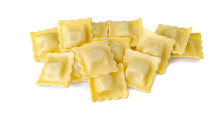 Homemade ravioli group