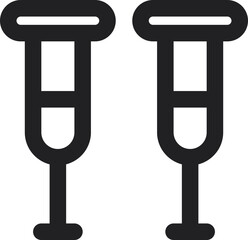 crutches icon
