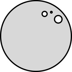 pool ball design illustration isolated on transparent background