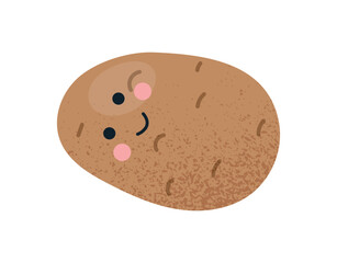 Cute potato concept