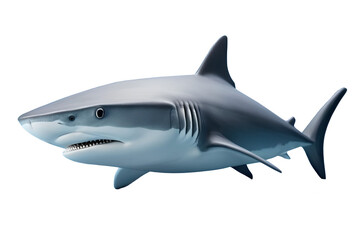 Obraz premium Shark, isolated on transparent background. Generative Ai