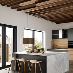 modern kitchen interior