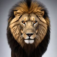 lion head portrait