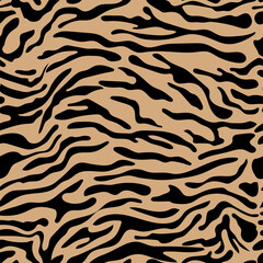 Vector illustration of seamless zebra pattern