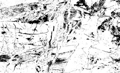 Scratched and Cracked Grunge Urban Background Texture Vector. Dust Overlay Distress Grainy Grungy Effect. Distressed Backdrop Vector Illustration. Isolated Black on White Background. EPS 10.