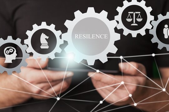 Business person works and growth concept.