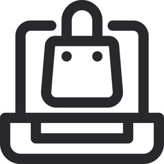 Obraz premium laptop icon