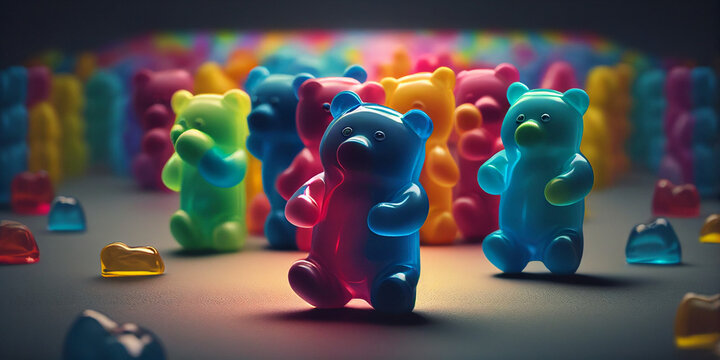 army of gummy bears