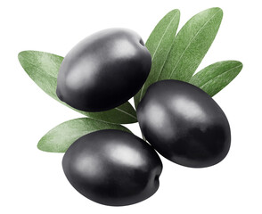 Delicious olives cut out