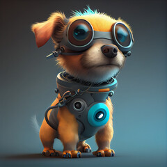 3d dog avatar