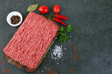 Pork and beef minced meat