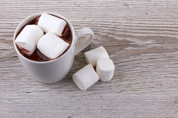 Cocoa with marshmallows