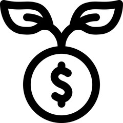 Fototapeta premium growth icon