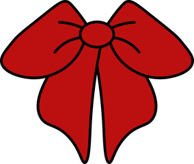 ribbon design illustration isolated on transparent background 