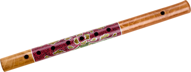 The wooden Musical Instrument flute