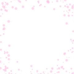 pink paint splatter border, square frame of watercolor splatter overlay. pink and romantic for valentine's day