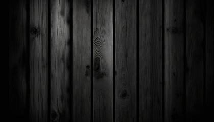 Background black wood texture created with generative AI