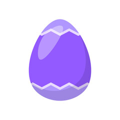 Shiny Easter Egg Vector Illustration